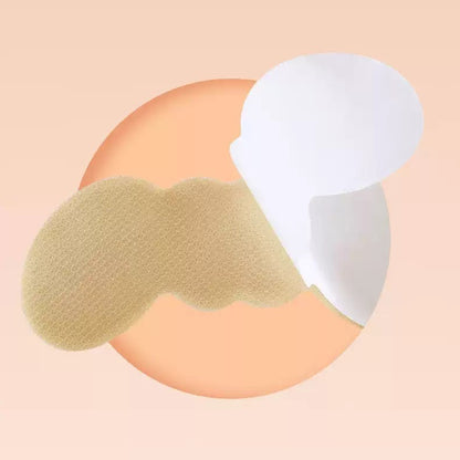 Set 2 Branturi cu Pernute pentru Calcai, Suport Interior pentru Incaltaminte, Marime Universala, Aderent pe Piele, Crem