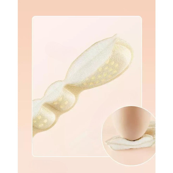 Set 2 Branturi cu Pernute pentru Calcai, Suport Interior pentru Incaltaminte, Marime Universala, Aderent pe Piele, Crem