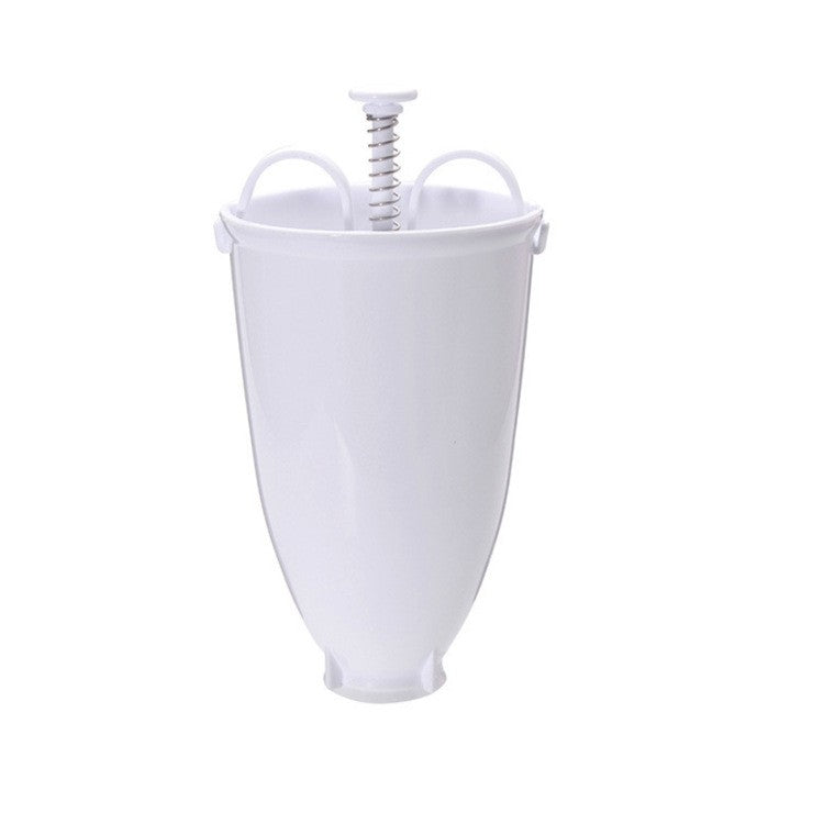 Accesoriu de Bucatarie pentru Gogosi, Dozator pentru Aluat, Dispozitiv Manual, Forma de Gogosi, pentru Gatit, 18x10x10 cm, Alb