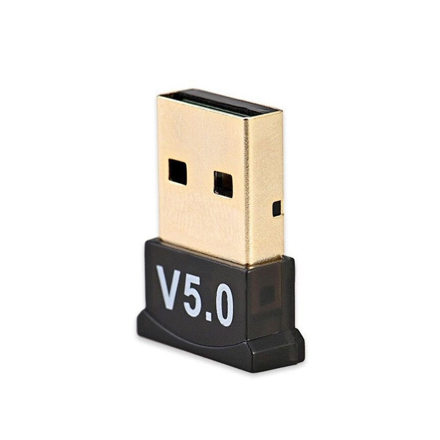 Adaptor Bluetooth, 5.0, Wireless, pentru PC/Laptop, Interfata USB, 20 mbps, Negru