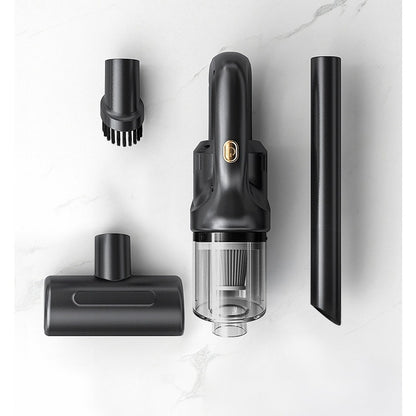 Aspirator Portabil fara Fir, Incarcare USB, Pentru Casa si Masina, Autonomie 45 min, Negru