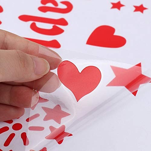 Sticker Autocolant pentru Baloane, Tematica Aniversare, Model Happy Birthday, 29x21 cm, Rosu