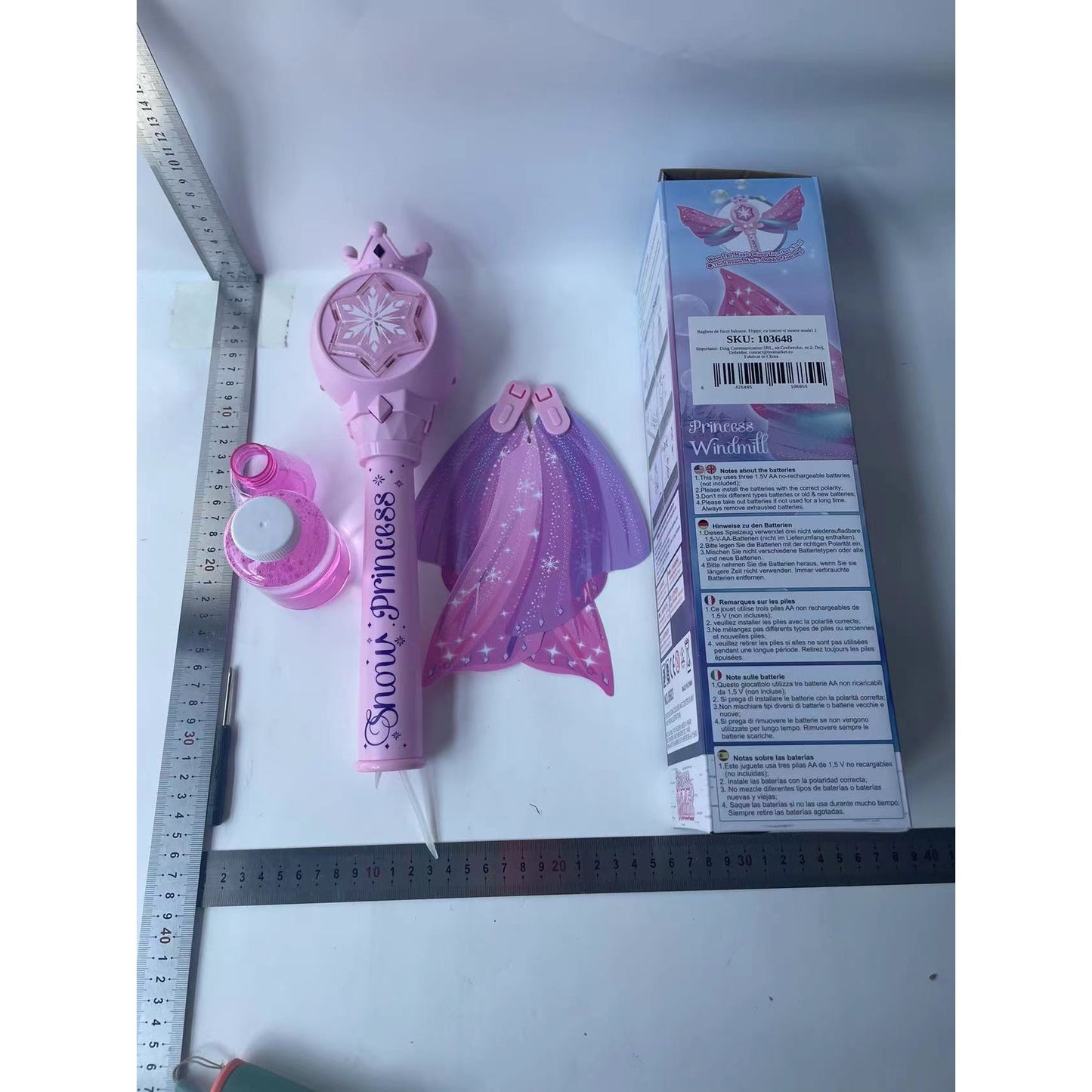 Bagheta de facut baloane, cu lumini si sunete model 2