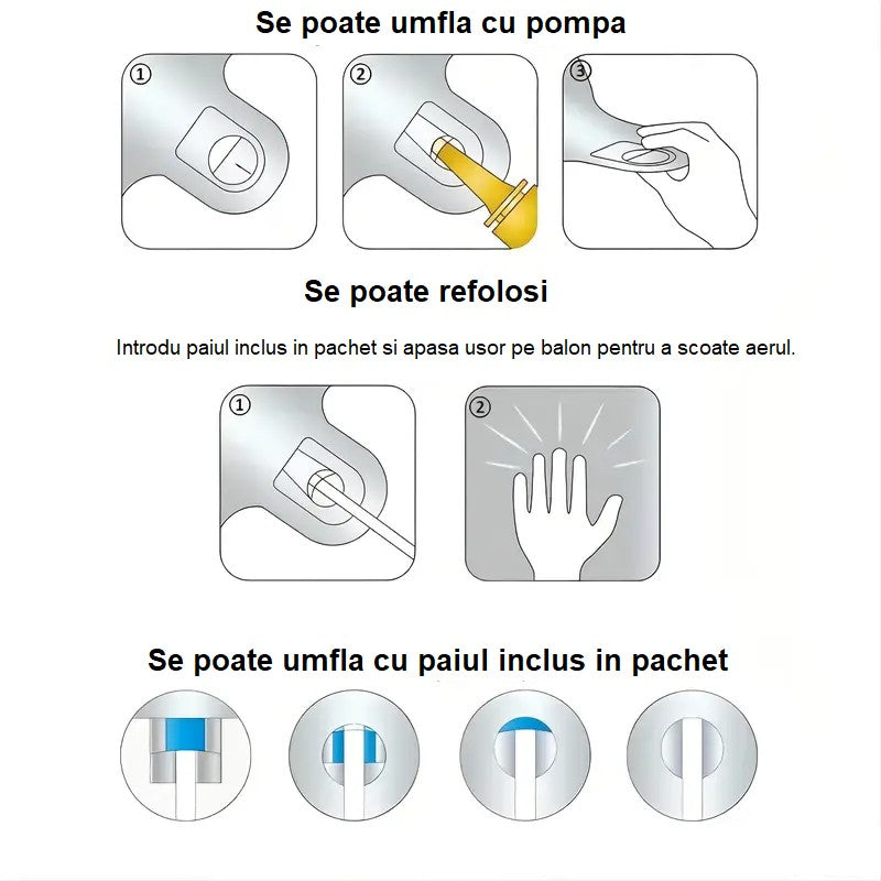Balon din Folie, Cifra 9, 81 cm, Pentru Aer sau Heliu, Bulk, Auriu
