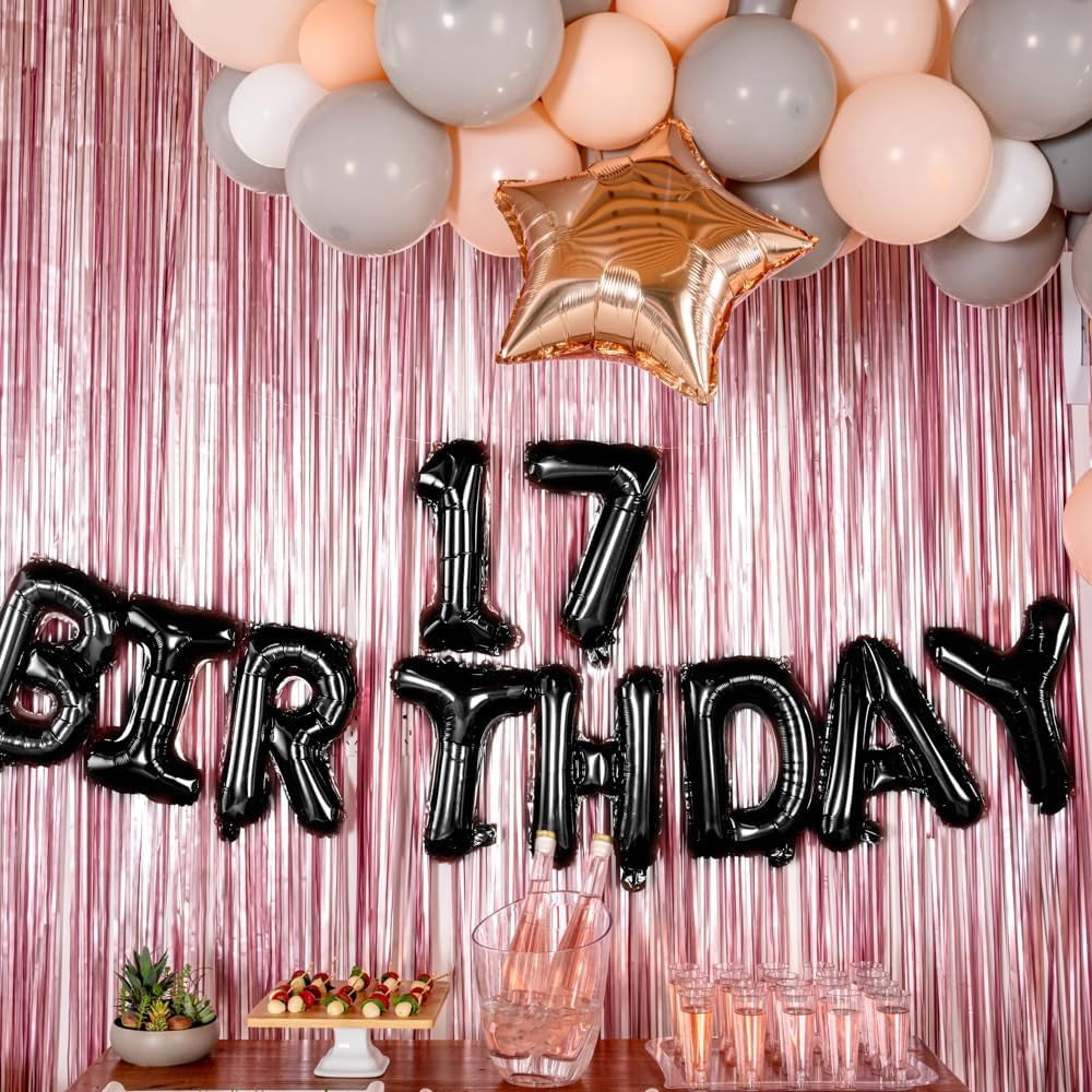 Balon din Folie Metalizata, Figurina Cifra, Tema Aniversare 40 cm, Ambalaj Individual, Pai inclus, Umflare cu Aer sau Heliu, Negru, Cifra 7