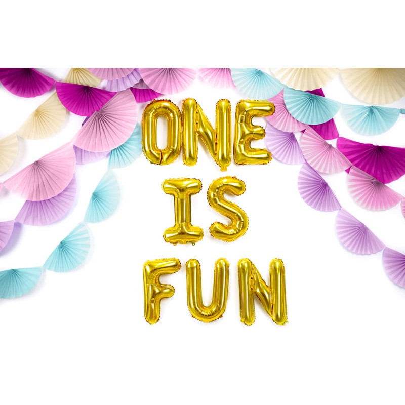 Balon Folie Metalizata Litera E, 80 cm, Umflati cu Heliu sau Aer, Ambalaj Individual, Pai inclus, Auriu