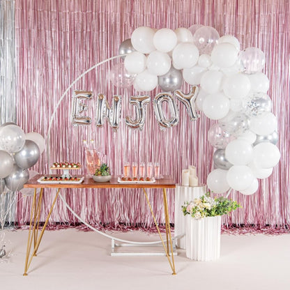 Balon Folie Metalizata Litera J, 40 cm, Umflati cu Heliu sau Aer, Ambalaj Individual, Pai inclus, Argintiu