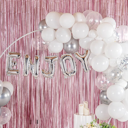 Balon Folie Metalizata Litera J, 80 cm, Umflati cu Heliu sau Aer, Ambalaj Individual, Pai inclus, Argintiu