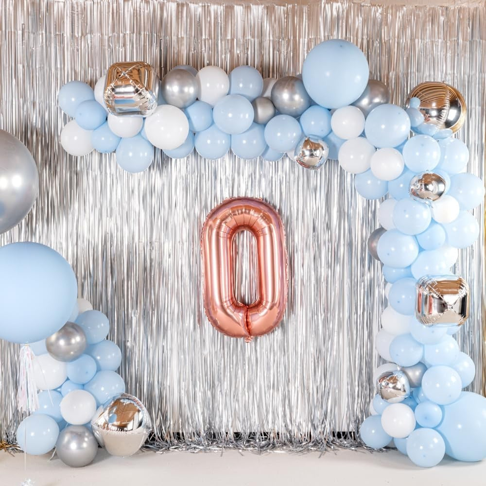 Balon Folie Metalizata Litera O, 100 cm, Umflati cu Heliu sau Aer, Ambalaj Individual, Pai inclus, Rose Gold