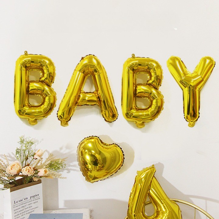 Balon Folie Metalizata Litera Y, 40 cm, Umflati cu Heliu sau Aer, Ambalaj Individual, Pai inclus, Auriu