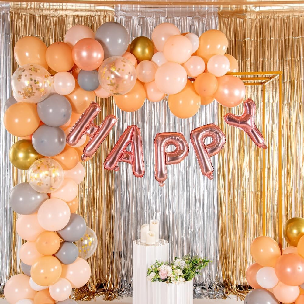 Balon Folie Metalizata Litera Y, 40 cm, Umflati cu Heliu sau Aer, Ambalaj Individual, Pai inclus, Rose Gold