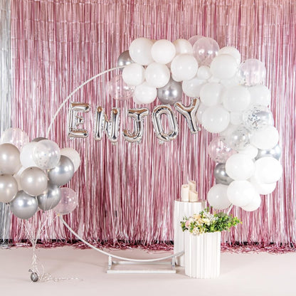 Balon Folie Metalizata Litera Y, 80 cm, Umflati cu Heliu sau Aer, Ambalaj Individual, Pai inclus, Argintiu
