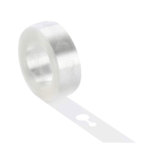 Banda Transparenta pentru Prinderea Baloanelor, din PVC, 5 m, Gauri Duble, Transparent