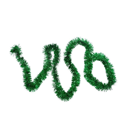 Beteala Craciun, verde, marimea: 2 m x 5 cm material:folie PVC, interior/exterior