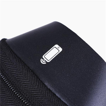 Borseta bicicleta impermeabila cu husa pentru telefon, montare pe ghidon, compatibila cu telefoane de pana la 16 cm, spatiu depozitare, 18.5x9.5 cm, albastru