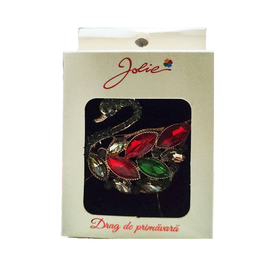 Brosa Multicolora Jolie model Lebada