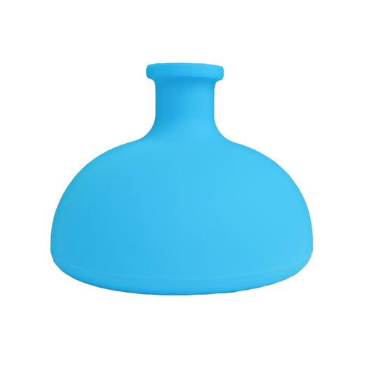 Dispozitiv Terapeutic Sputa, Cupa pentru Terapie Toracica, Dispozitiv de Eructare, pentru Sugari si Copii, 7.5 x 6 cm, din Silicon, Albastru