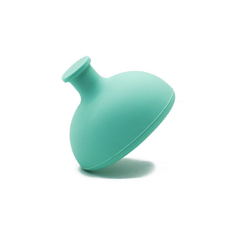 Dispozitiv Terapeutic Sputa, Cupa pentru Terapie Toracica, Dispozitiv de Eructare, pentru Sugari si Copii, 7.5 x 6 cm, din Silicon, Verde