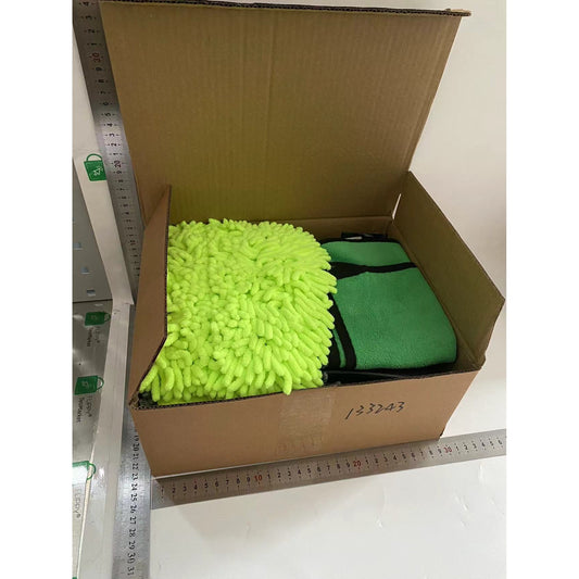 Set 30 Accesorii pentru Curatare Auto, Interior si Exterior, Verde