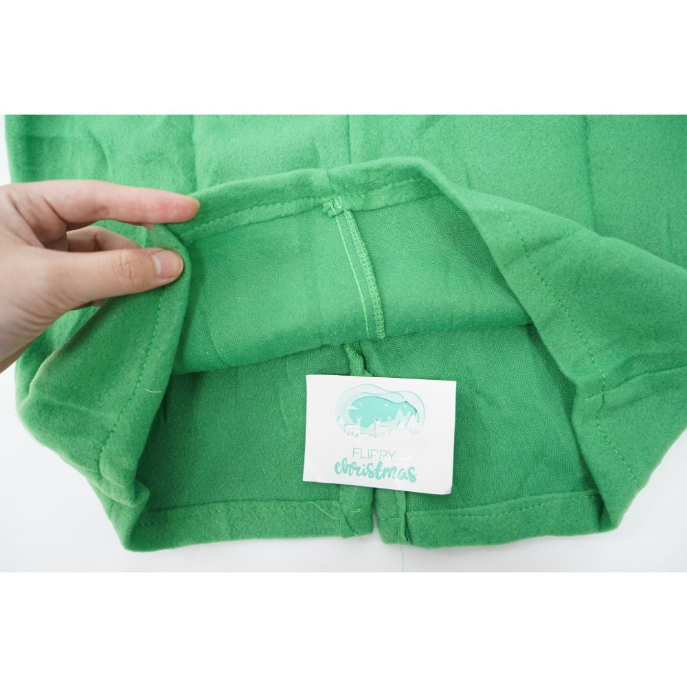 Costum Spiridus, Baieti, 1-3 ani, Verde, Poliester