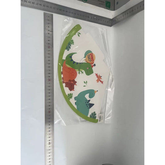 Set 6 Coifuri cu Dinozauri, Accesorii pentru Petrecere, Tematica Aniversare, 19x15 cm, Multicolor