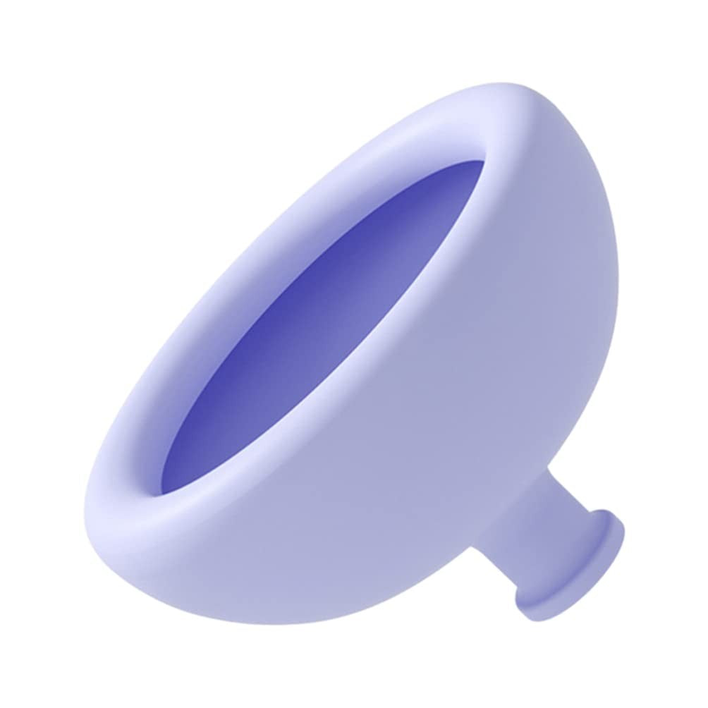Dispozitiv Terapeutic Sputa, Cupa pentru Terapie Toracica, Dispozitiv de Eructare, pentru Adulti si Copii, 10 x 6.5 cm, din Silicon, Mov