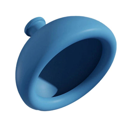 Dispozitiv Terapeutic Sputa, Cupa pentru Terapie Toracica, Dispozitiv de Eructare, pentru Adulti si Copii, 10 x 6.5 cm, din Silicon, Albastru