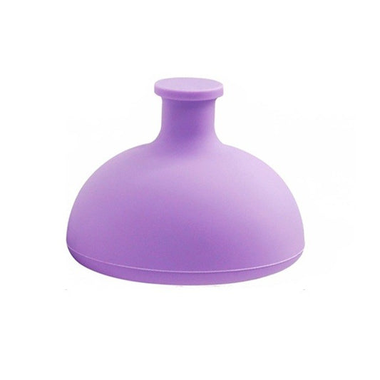 Dispozitiv Terapeutic Sputa, Cupa pentru Terapie Toracica, Dispozitiv de Eructare, pentru Sugari si Copii, 7.5 x 6 cm, din Silicon, Mov
