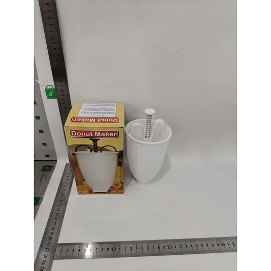 Accesoriu de Bucatarie pentru Gogosi, Dozator pentru Aluat, Dispozitiv Manual, Forma de Gogosi, pentru Gatit, 18x10x10 cm, Alb