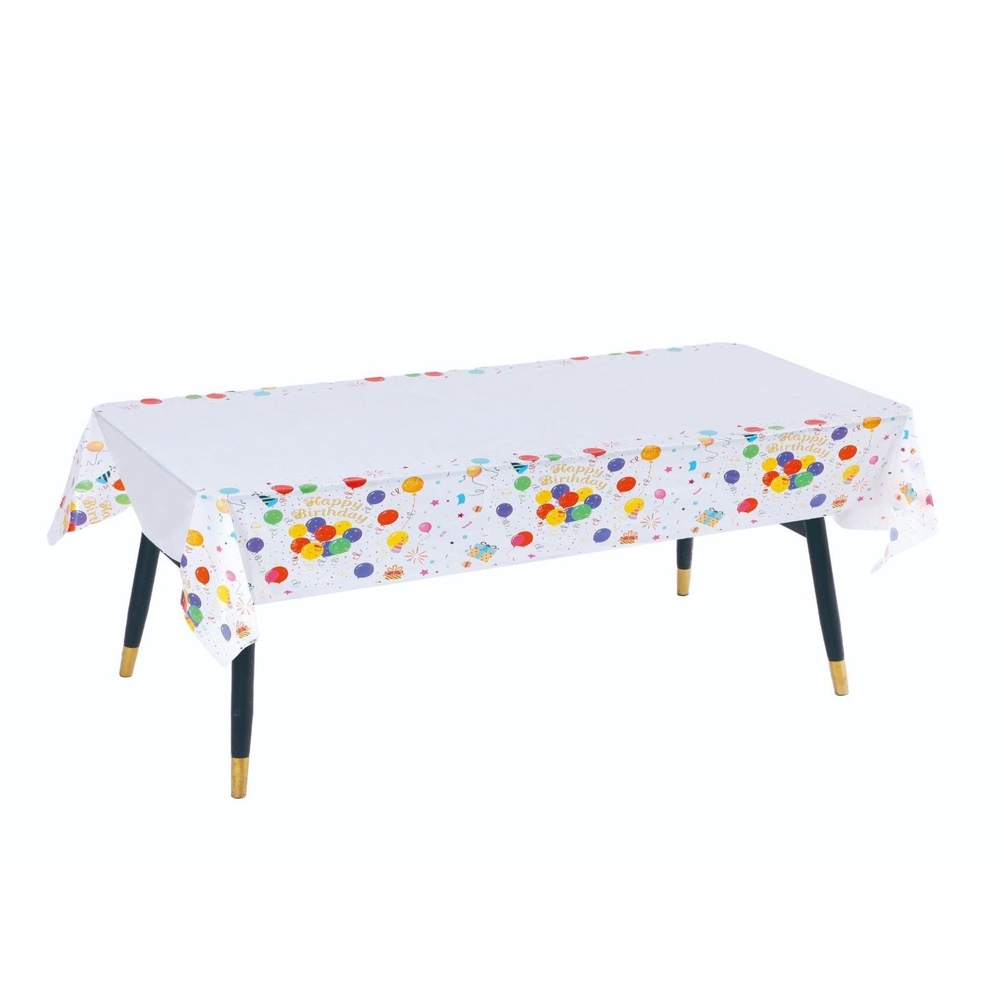 Fata de Masa Dreptunghiulara, Impermeabila, Anti-pete, pentru Petreceri, 180 x 108 cm, Multicolor