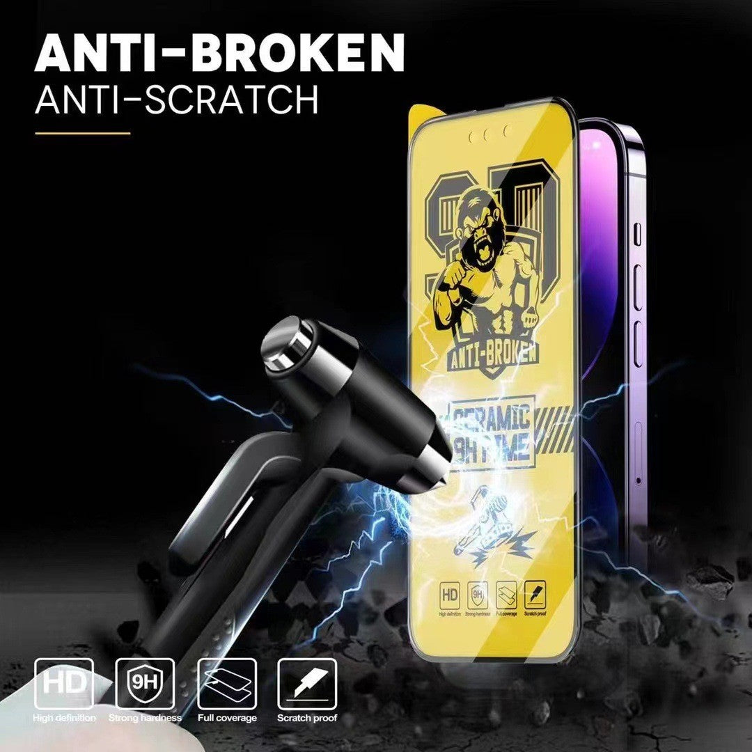 Folie de protectie Ceramica®, Transparenta HD, 9H, pentru Honor Honor X6 4G margini negre