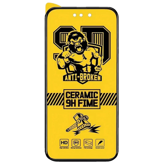 Folie de protectie Ceramica®, Transparenta HD, 9H, pentru Samsung Galaxy A14 4G/5G margini negre