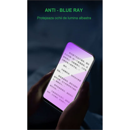 Folie de Protectie, pentru iPhone 15, Flexible Hidrogel Protectie Blue Ray, Full Cover, Reparare Automata, Transparent