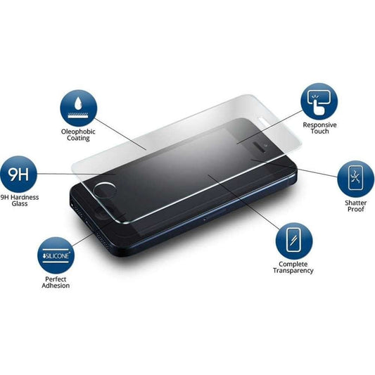 Folie Sticla Securizata, 9H, Transparenta HD, pentru pentru Apple iPhone SE 2020 Transparent