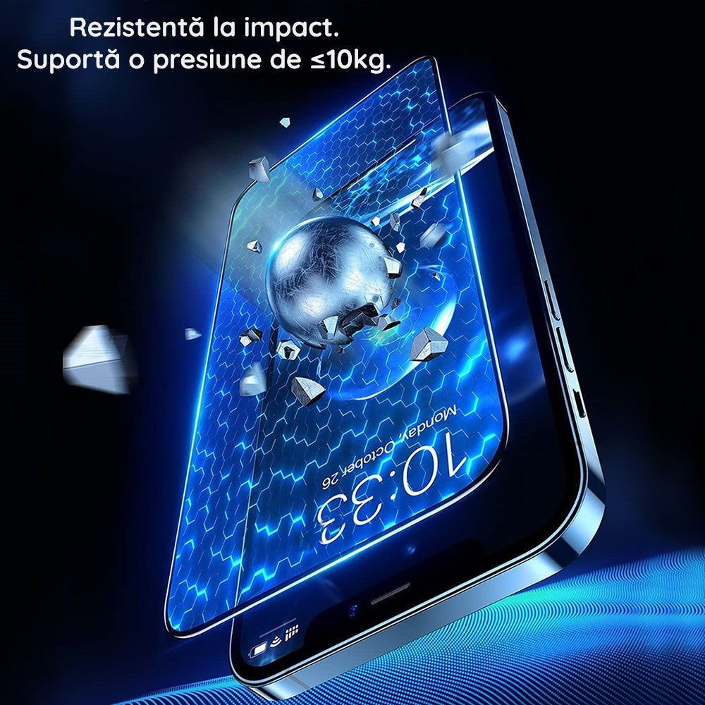 Folie Sticla pentru Samsung A34 5G, Transparenta HD, 9H, 111D, Margini negre