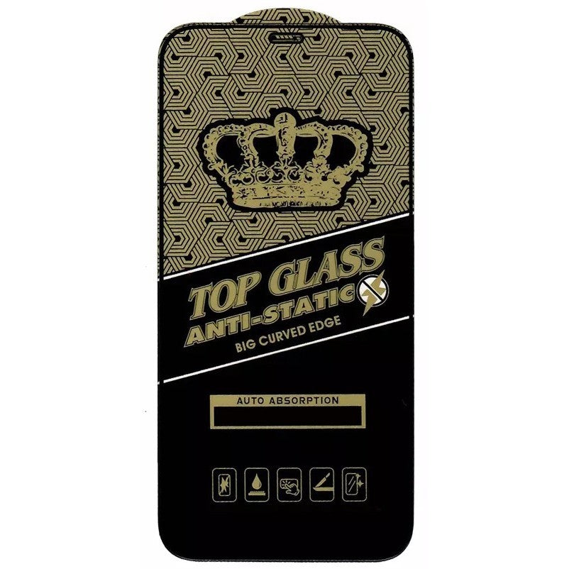 Folie Sticla securizata electrostatica pentru Samsung A73 5G, Sticla ESD, Top Glass, Anti-static, Negru