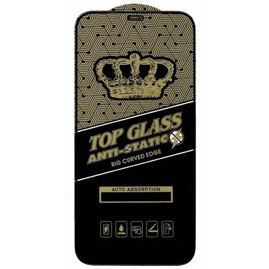Folie Sticla securizata electrostatica pentru Samsung A73 5G, Sticla ESD, Top Glass, Anti-static, Negru