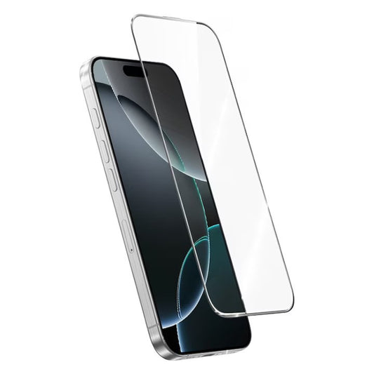 Folie Sticla Securizata, compatibila cu Apple iPhone 15 Pro Max, Sticla ESD, Super HD Glass, Anti-static, Margini Negre, 360 OG, Transparent