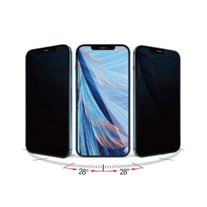 Folie Sticla securizata® compatibila cu Apple iPhone Apple iPhone 13 Pro Max Full Glue Privacy Negru