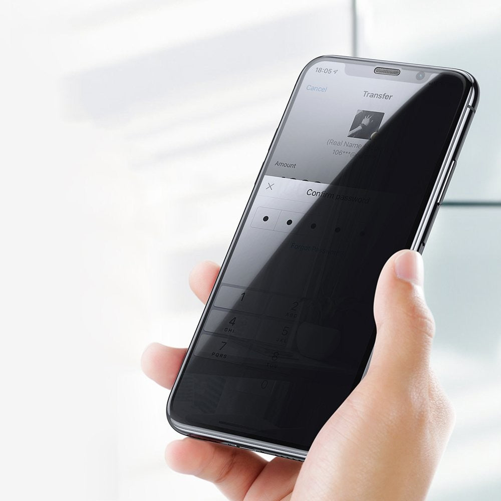 Folie Sticla securizata® compatibila cu Apple iPhone Apple iPhone 13 Pro Max Full Glue Privacy Negru