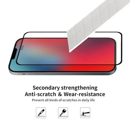 Folie Sticla securizata® compatibila cu Samsung Galaxy A71 Full Glue Negru