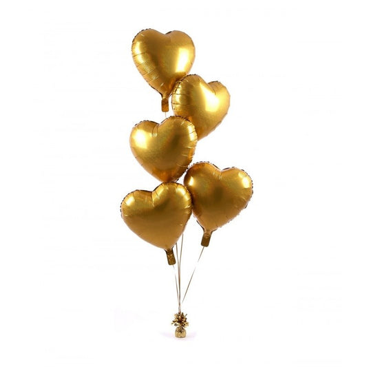 Greutate pentru Baloane cu Heliu, din Folie cu Franjuri, 170g, 13 x 5 x 3 cm, Auriu