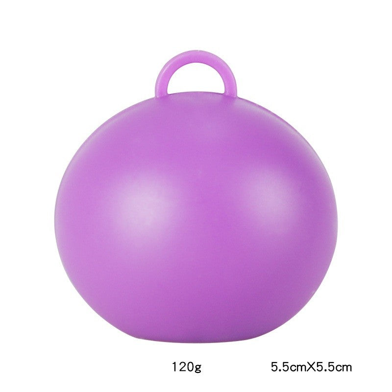 Greutate pentru Baloane, Accesoriu Party, 5.5x5.5 cm, 120 g, Mov
