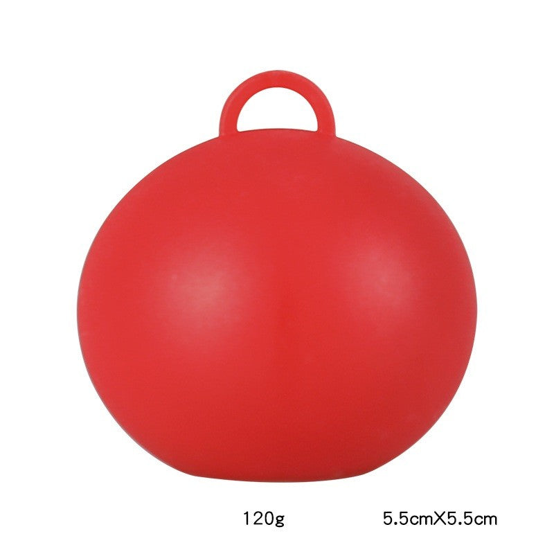 Greutate pentru Baloane, Accesoriu Petrecere, 5.5x5.5 cm, 120 g, Rosu