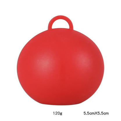 Greutate pentru Baloane, Accesoriu Petrecere, 5.5x5.5 cm, 120 g, Rosu