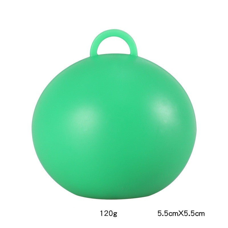 Greutate pentru Baloane, Accesoriu Petrecere, 5.5x5.5 cm, 120 g, Verde