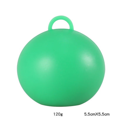 Greutate pentru Baloane, Accesoriu Petrecere, 5.5x5.5 cm, 120 g, Verde