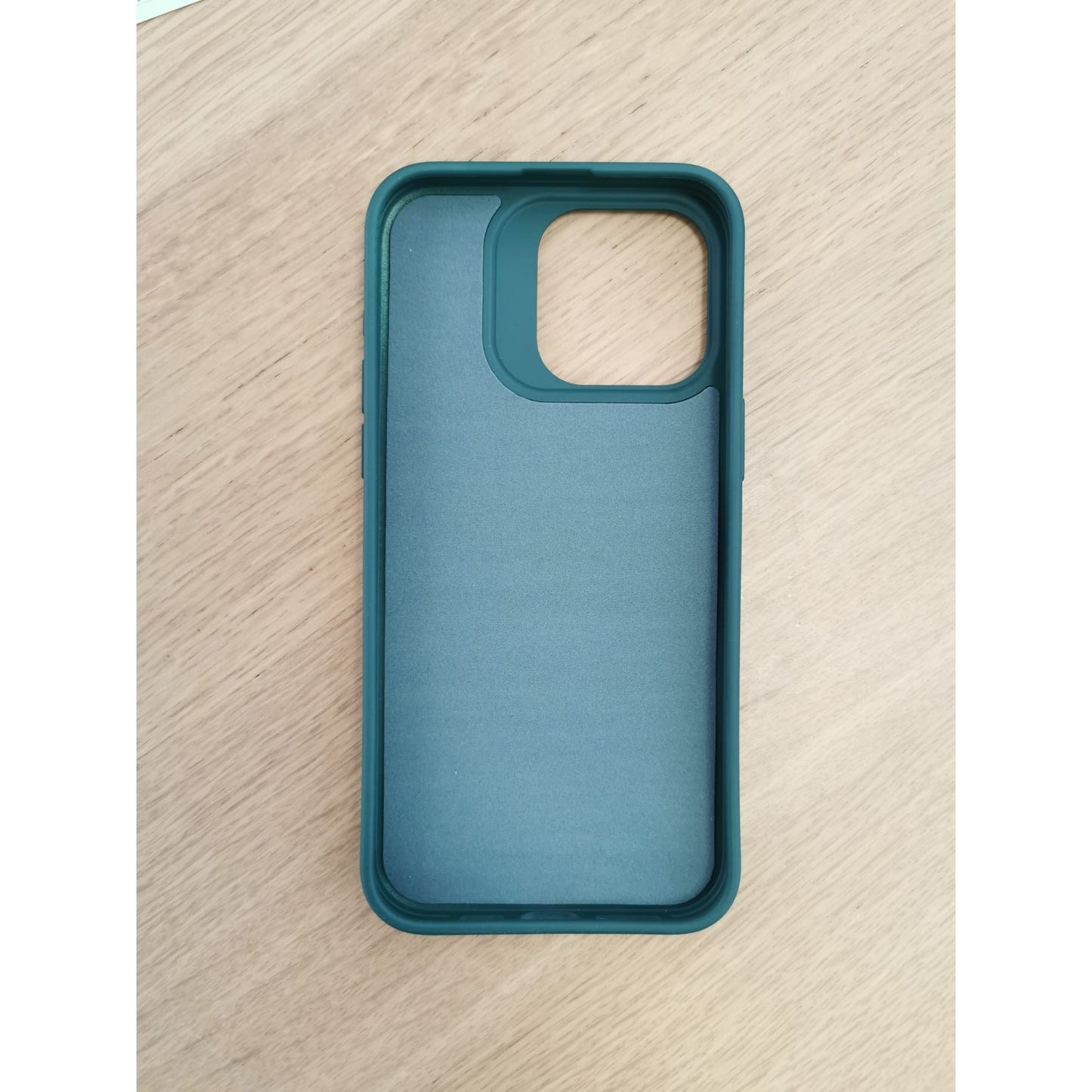 Husa Apple iPhone 15, din Silicon Lichid, Interior din Microfibra, Lentile Fosforescente de Protectie Camera, Anti Amprenta, Rezistenta la Socuri, Verde