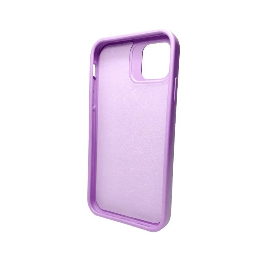 Husa Apple iPhone 15 Pro, din Silicon Lichid, Interior din Microfibra, Lentile Fosforescente de Protectie Camera, Anti Amprenta, Rezistenta la Socuri, Mov