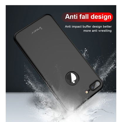 Husa Apple iPhone 8 Plus IPAKY Full Cover 360 Negru + Folie Cadou